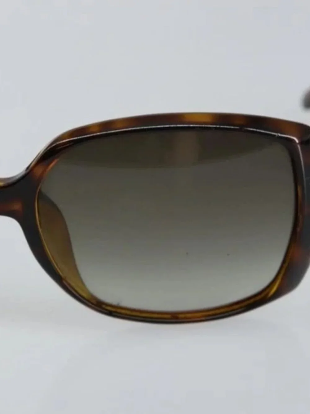 GUCCI Interlocking G Sunglasses Plastic Brown Auth SW1673